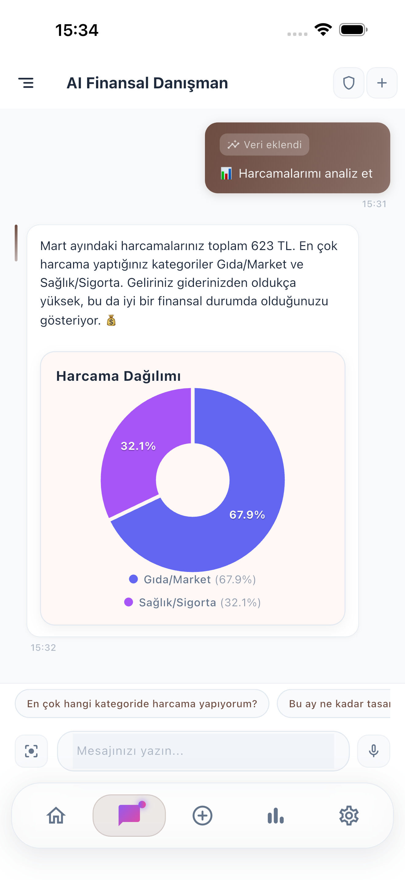 Yapay Zeka Finans Koçu